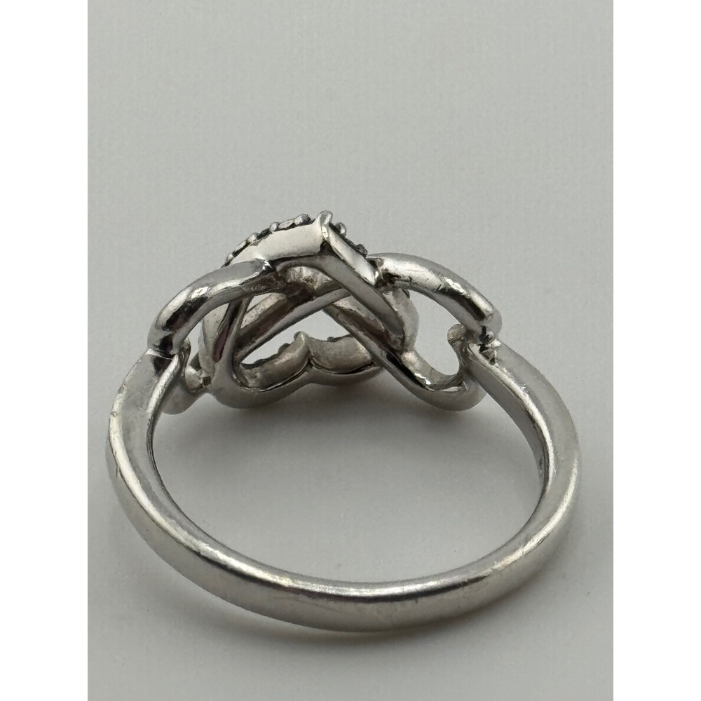 JWBR Sterling Silver Heart Infinity Ring‎ Size 7 - Picture 13 of 14